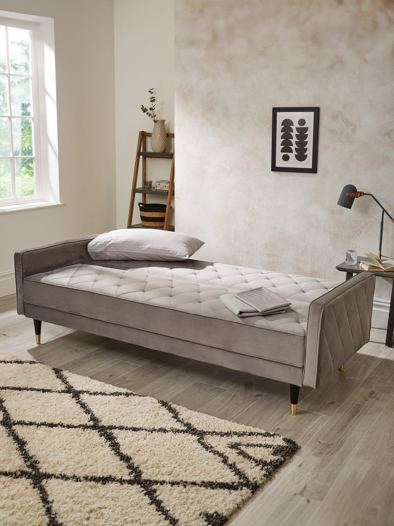 Very Home Sherpa Single Sofa Bed