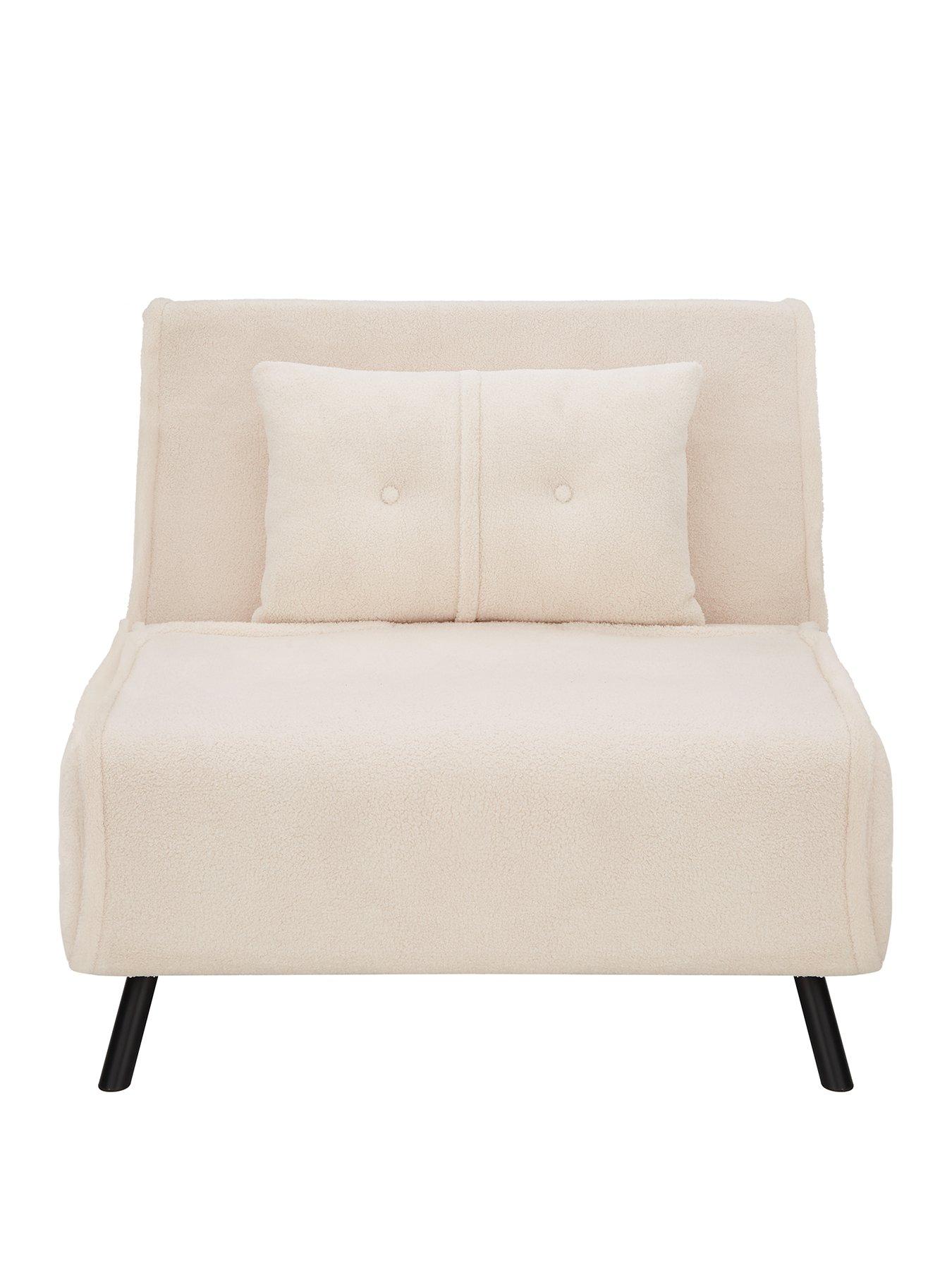 Very Home Sherpa Single Sofa Bed