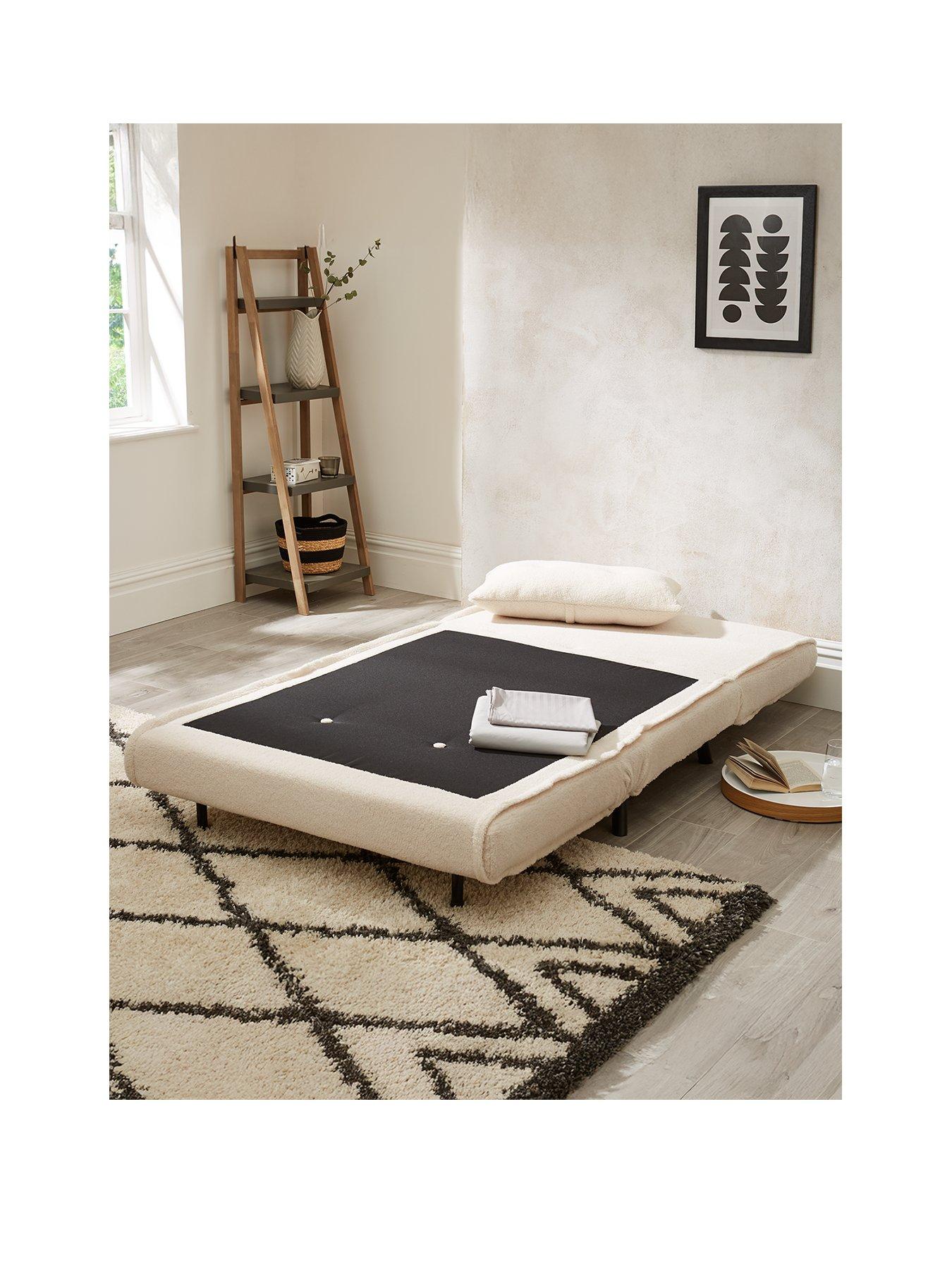  image of very-home-sherpa-bouclenbspsingle-sofa-bednbsp-nbspfscreg-certified