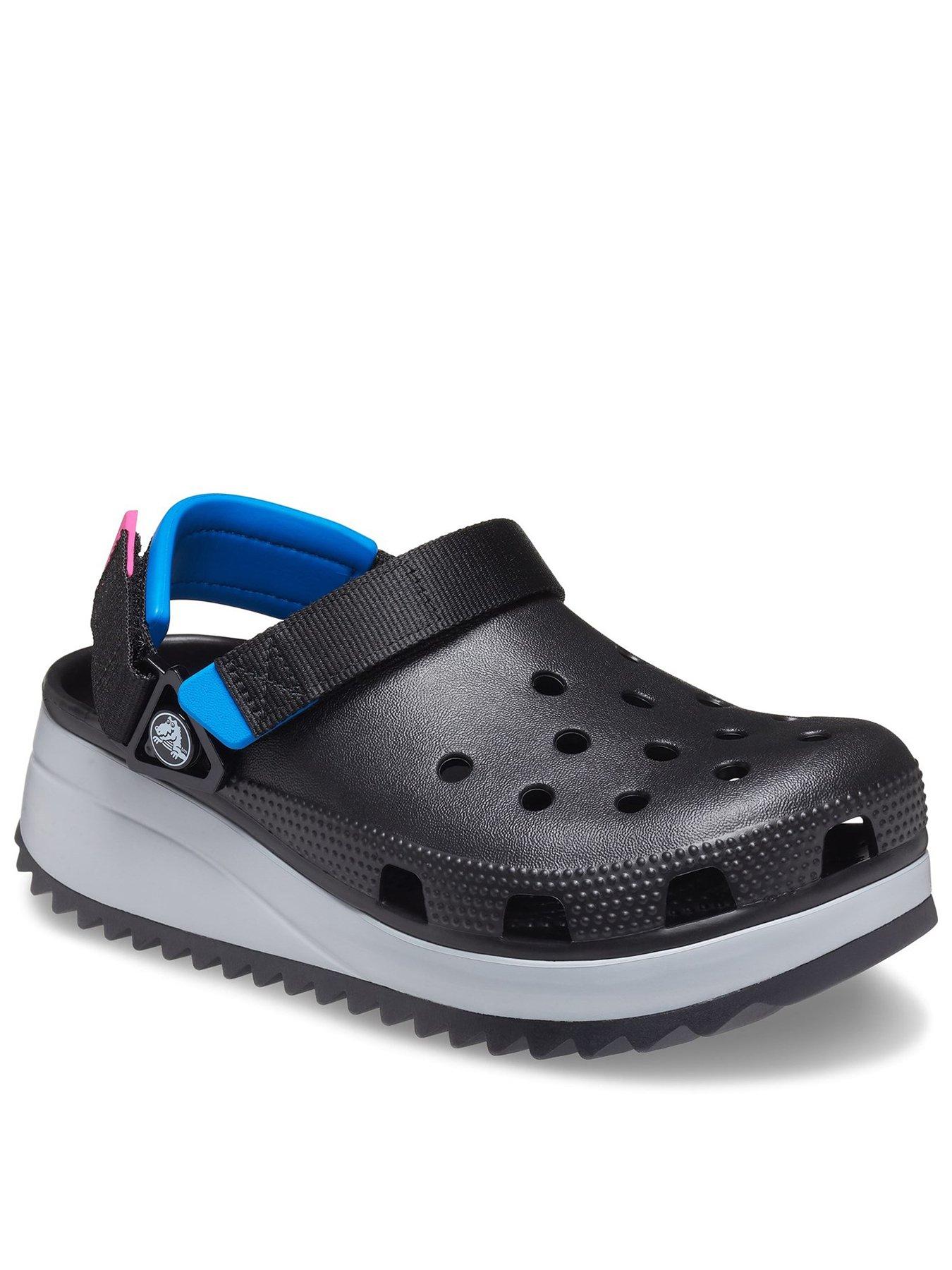 crocs classic hiker clog black