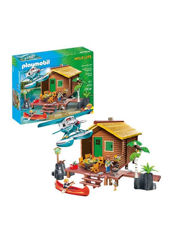 front image of playmobil-9320-wild-life-camping-club-set