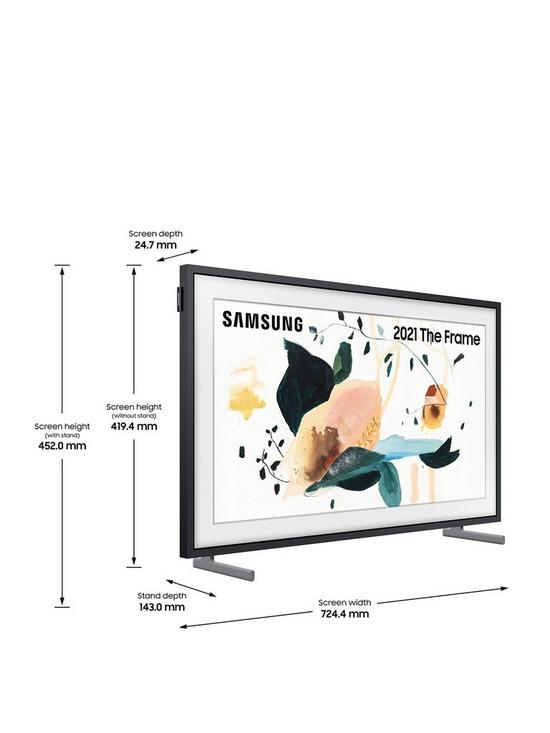 stillFront image of samsung-2021-32nbspinch-the-frame-art-mode-qled-full-hd-hdr-smart-tv