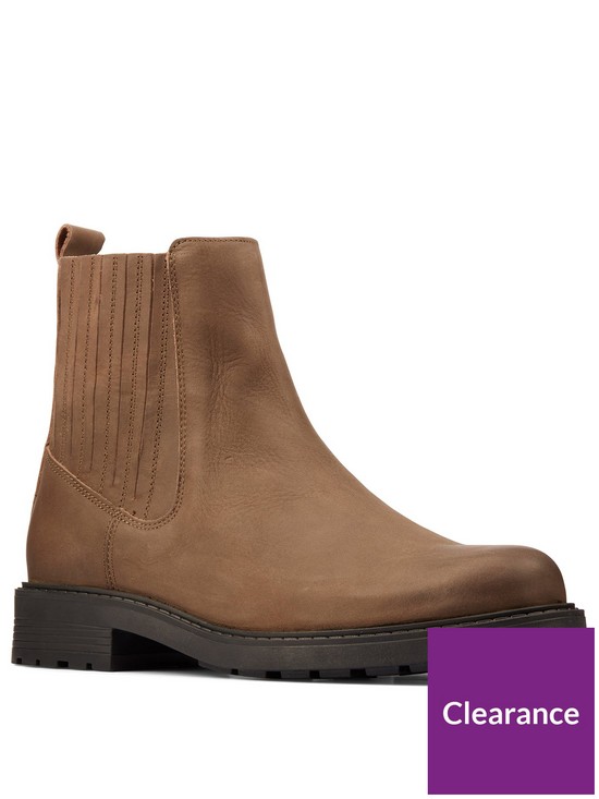 front image of clarks-wide-fit-orinoco2-ankle-boot
