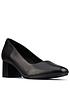 clarks-sheer55-heeled-court-shoefront