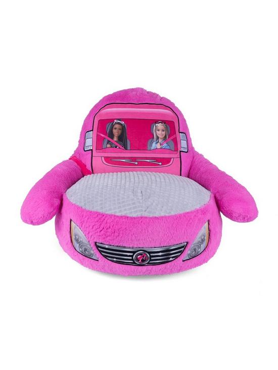 front image of barbie-plush-chair