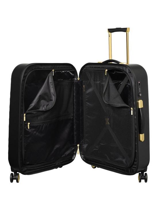 stillFront image of ted-baker-belle-medium-trolley-suitcase-black