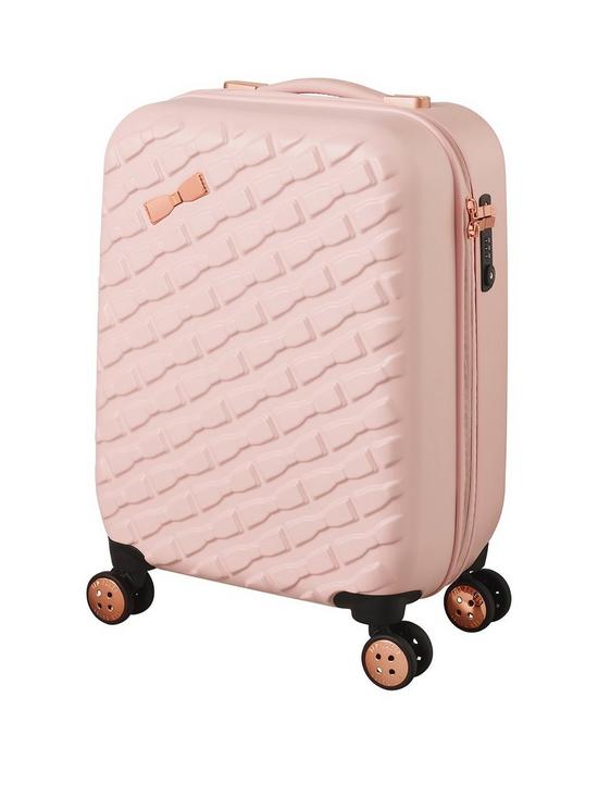 stillFront image of ted-baker-belle-small-trolley-suitcase-pink