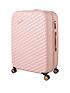  image of ted-baker-belle-large-trolley-suitcase-pink