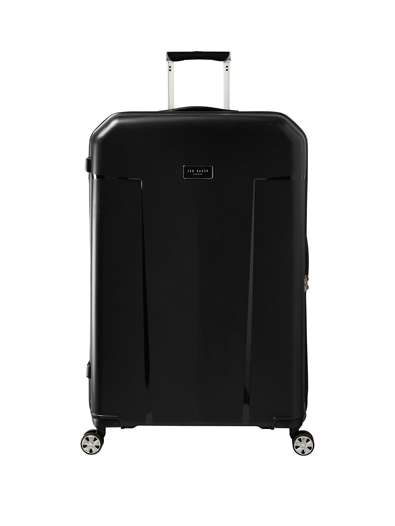  image of ted-baker-flying-colours-large-suitcase-jet-black