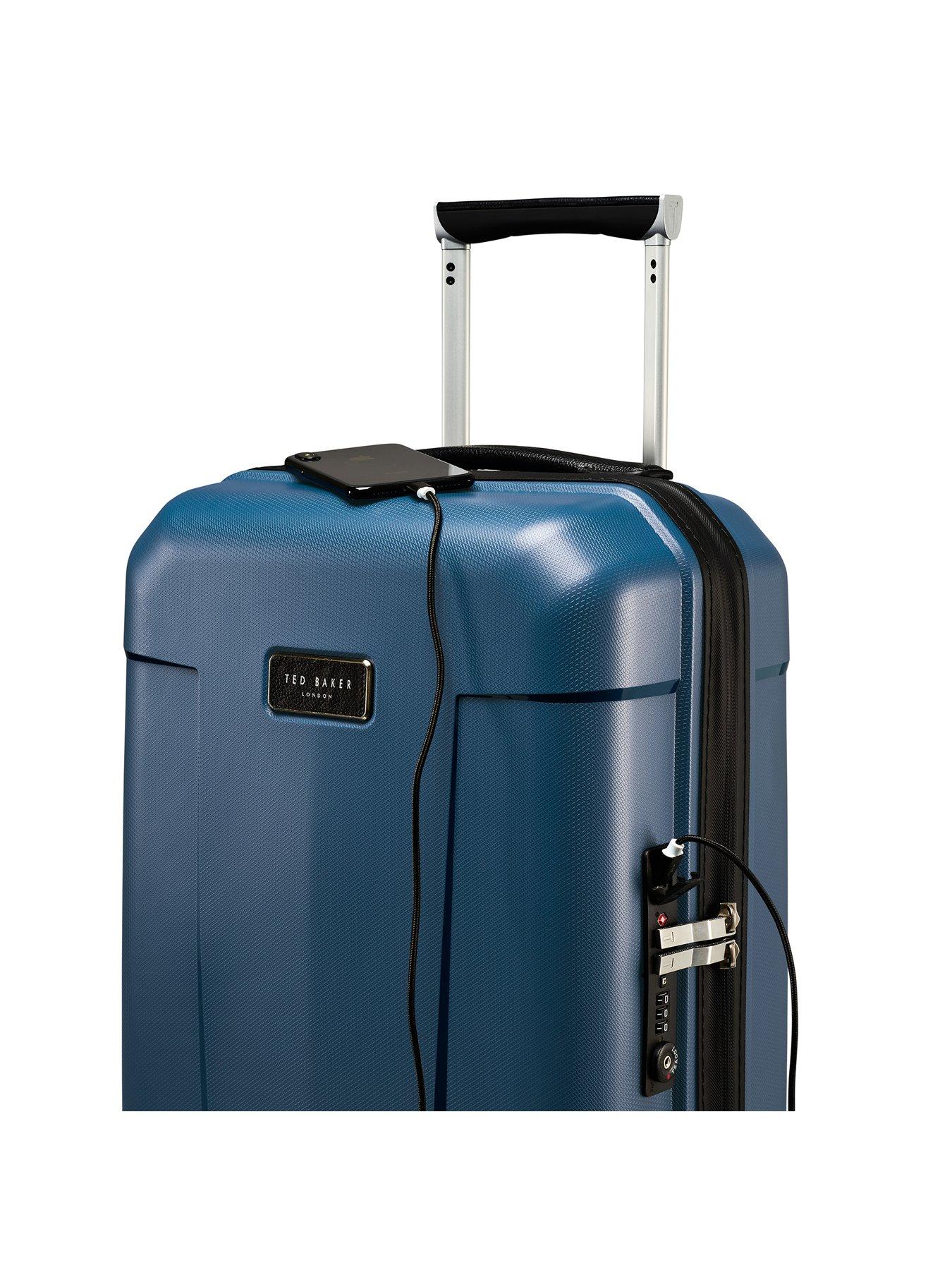  image of ted-baker-flying-colours-small-suitcase-baltic-blue