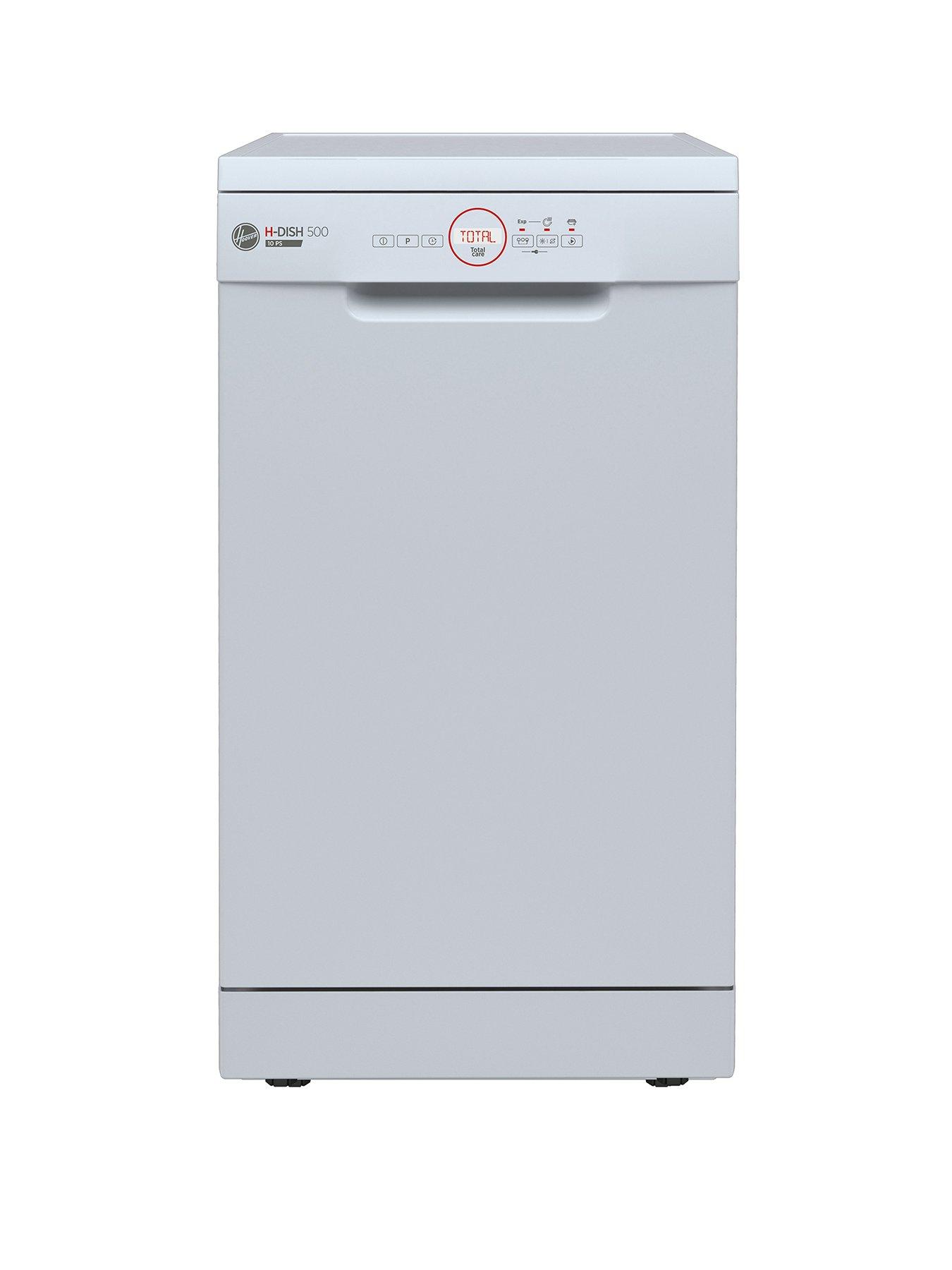Image 1 of 7 of Hoover HDPH 2D1049W Freestanding Slimline 10-Place Dishwasher - White