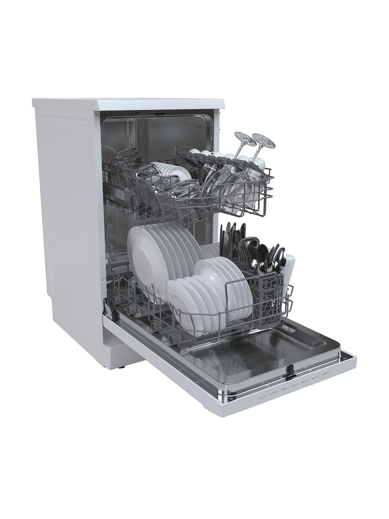 Image 2 of 7 of Hoover HDPH 2D1049W Freestanding Slimline 10-Place Dishwasher - White