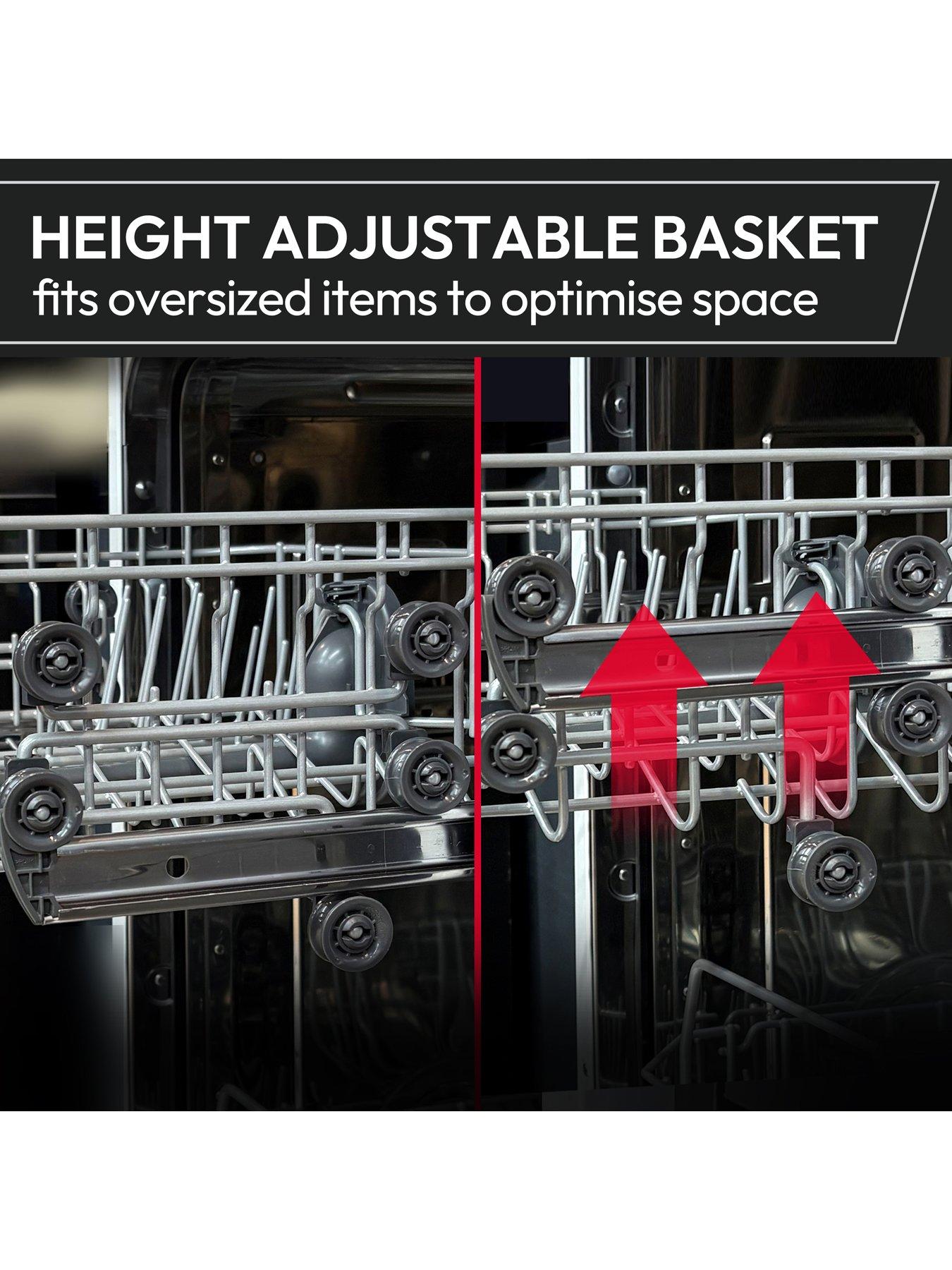 Image 3 of 7 of Hoover HDPH 2D1049W Freestanding Slimline 10-Place Dishwasher - White