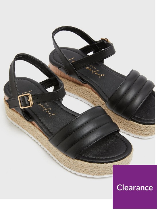 front image of new-look-915-flatform-sandals-black