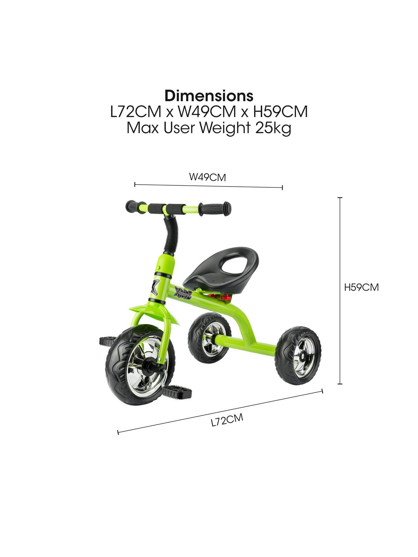 Image 6 of 6 of XOOTZ Tricycle - Green