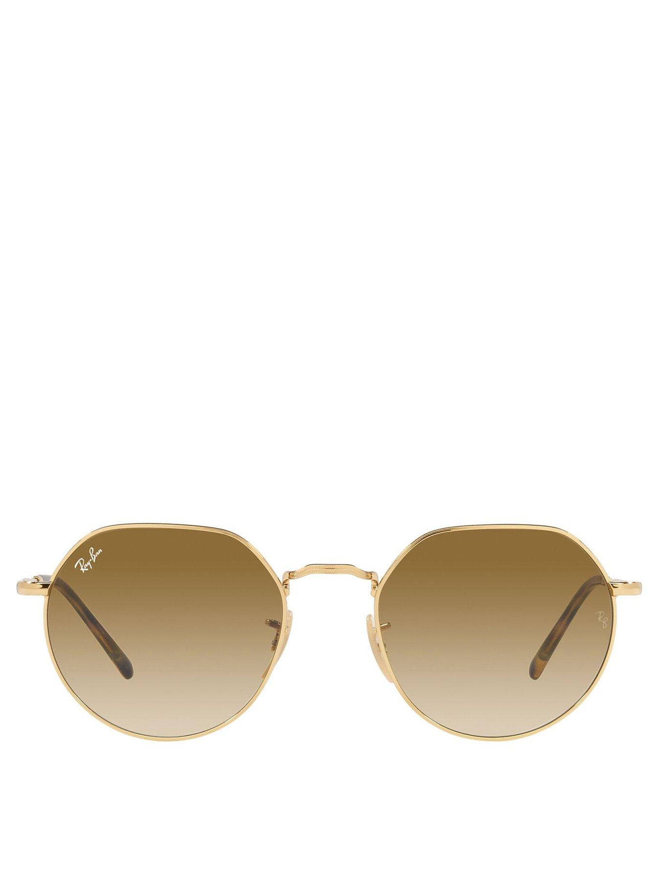 Image 4 of 4 of Ray-Ban Jack Sunglasses - Gold