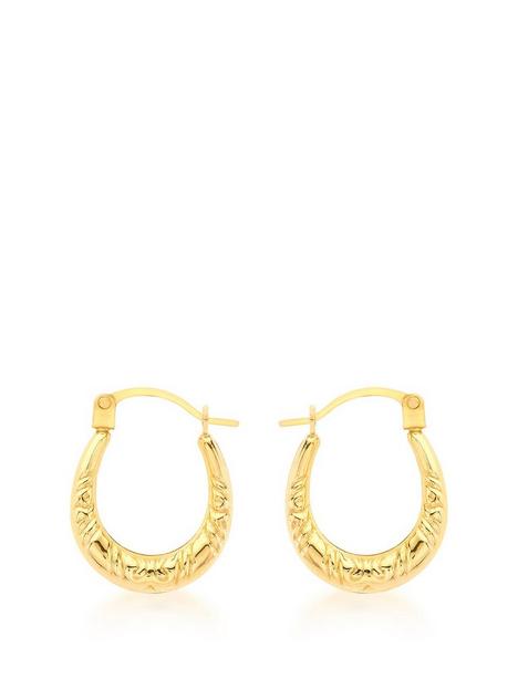 love-gold-9ct-yellow-gold-12mm-x-15mm-patterned-creole-earrings