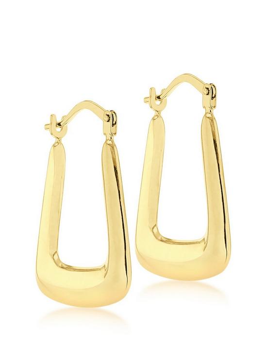 front image of love-gold-9ct-yellow-gold-17mm-x-22mm-creole-earrings