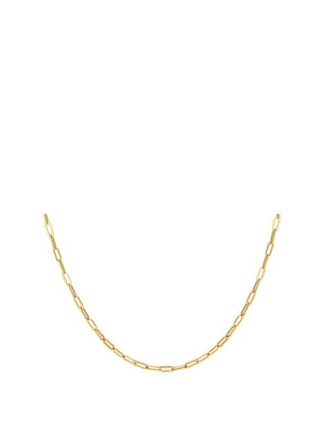love-gold-9ct-gold-paper-chain-necklace