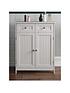  image of bath-vida-priano-2-drawer-2-door-freestanding-cabinet-white