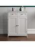  image of bath-vida-priano-2-drawer-2-door-freestanding-cabinet-white