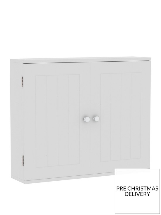 front image of bath-vida-priano-2-door-wall-cabinet