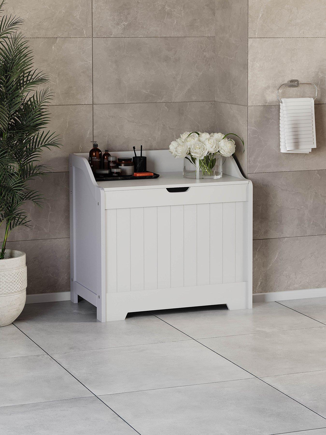 Bath Vida Priano Laundry Chest - White