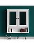  image of bath-vida-priano-2-door-mirrored-wall-cabinet-with-shelf