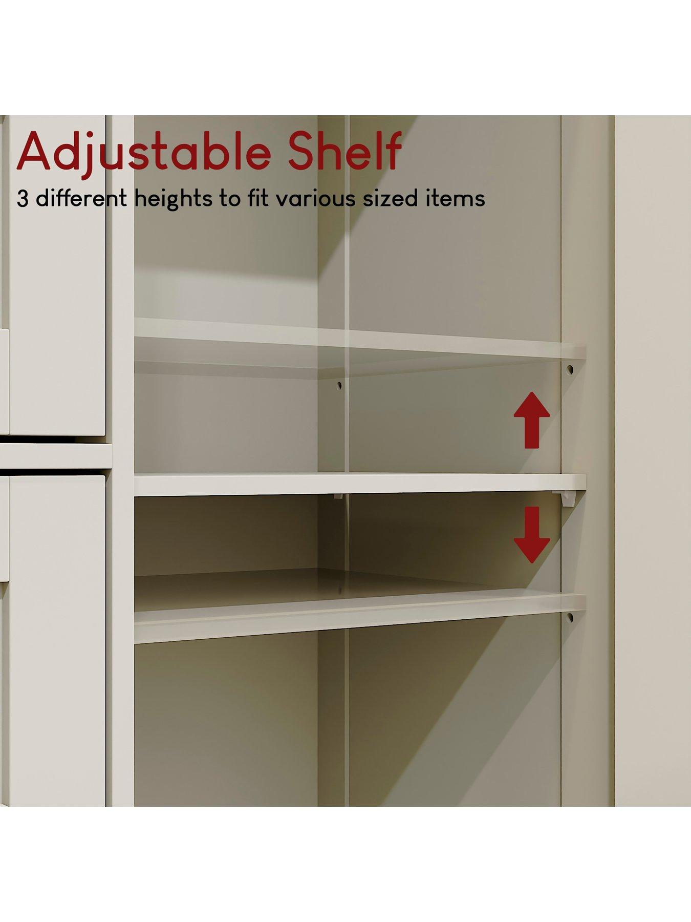 Image 6 of 7 of Bath Vida Priano 4 Drawer,&nbsp;1 Door Freestanding Unit - Grey