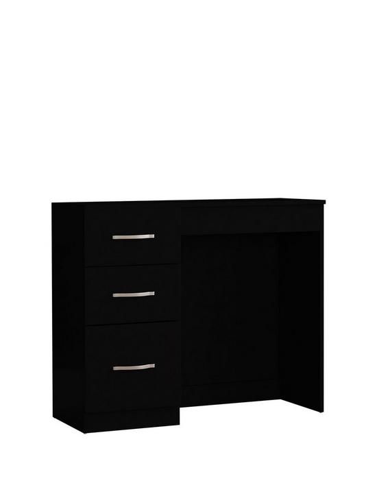 front image of vida-designs-riano-dressing-table-black