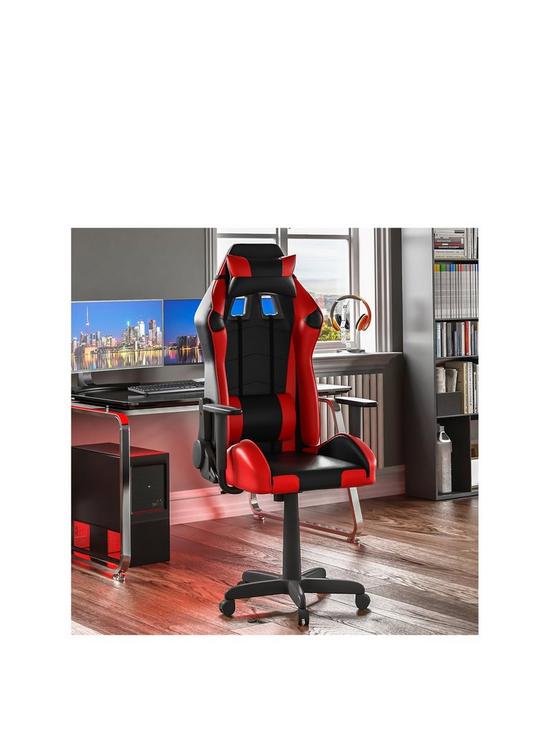 front image of vida-designs-nitro-racing-gaming-chair