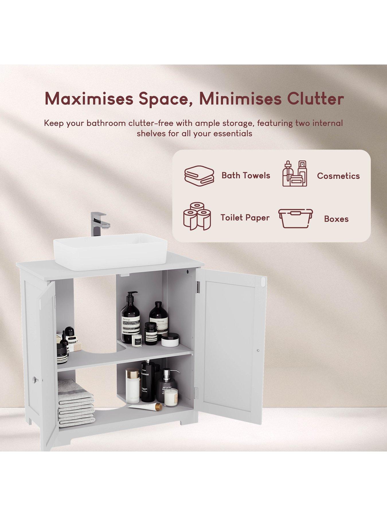  image of bath-vida-priano-2-door-under-sink-cabinet