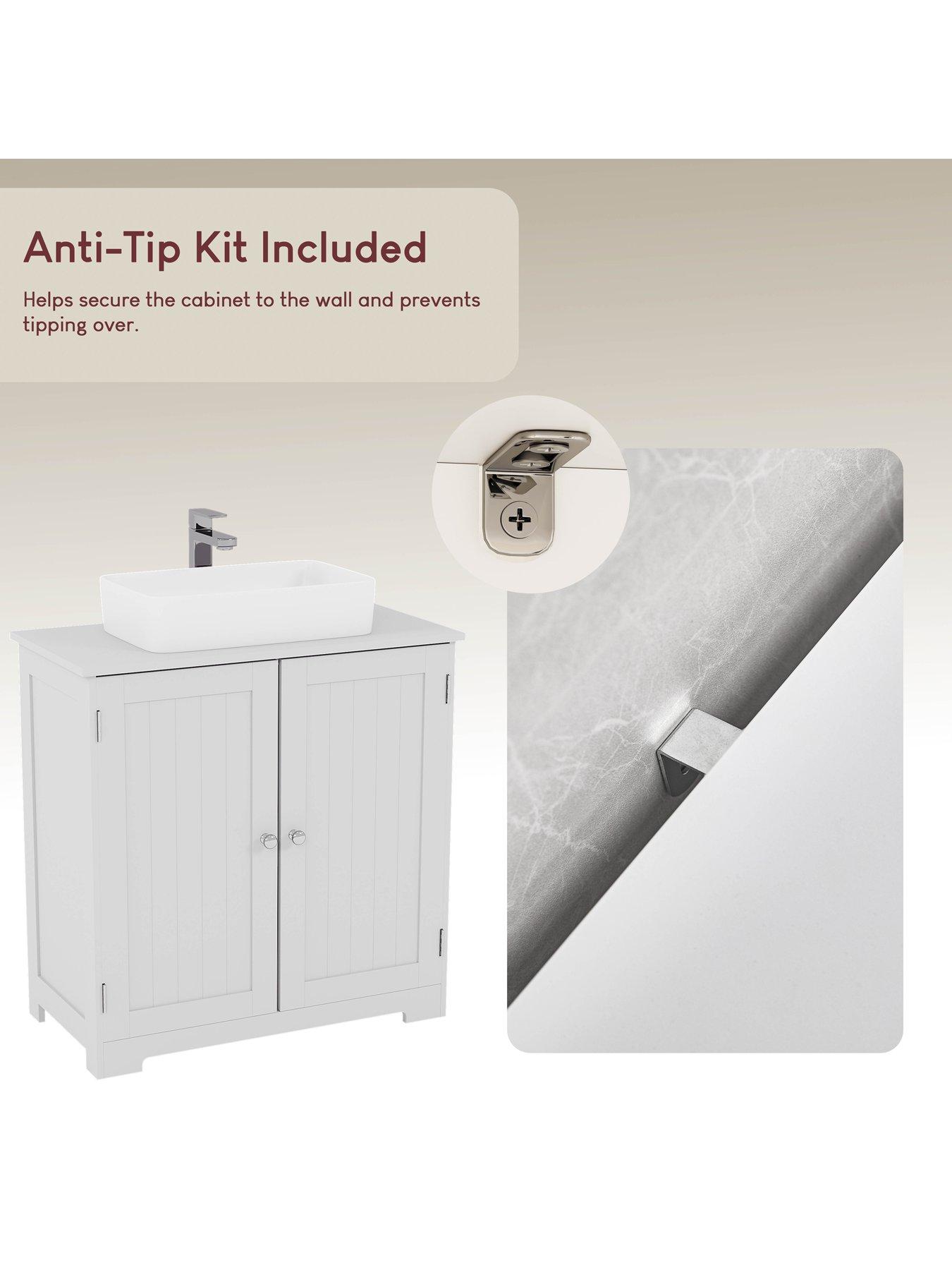 Image 6 of 7 of Bath Vida Priano 2 Door Under Sink Cabinet