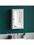  image of bath-vida-priano-1-door-mirrored-wall-cabinet