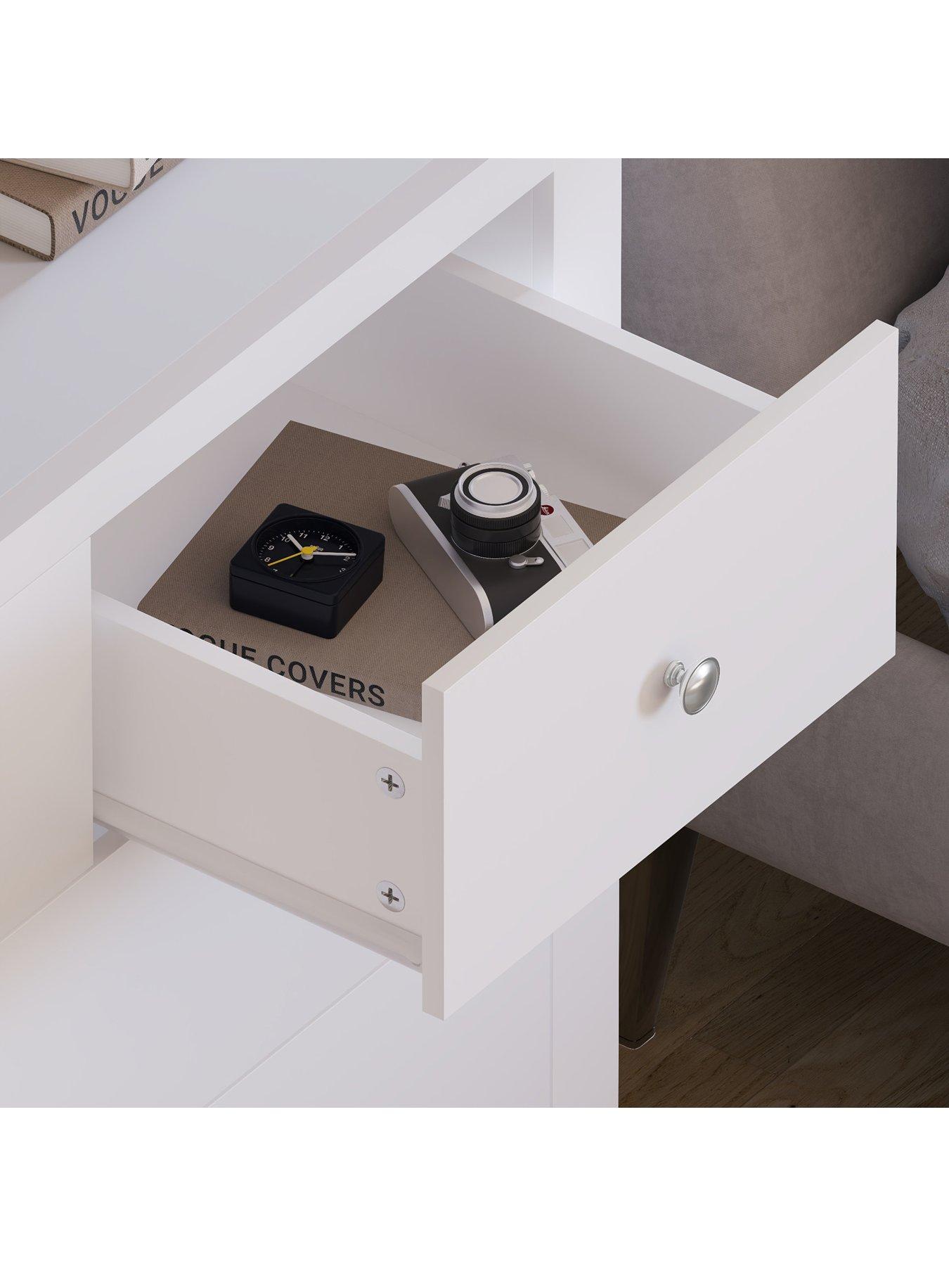  image of vida-designs-arlington-2-nbsp3-drawer-chest-white
