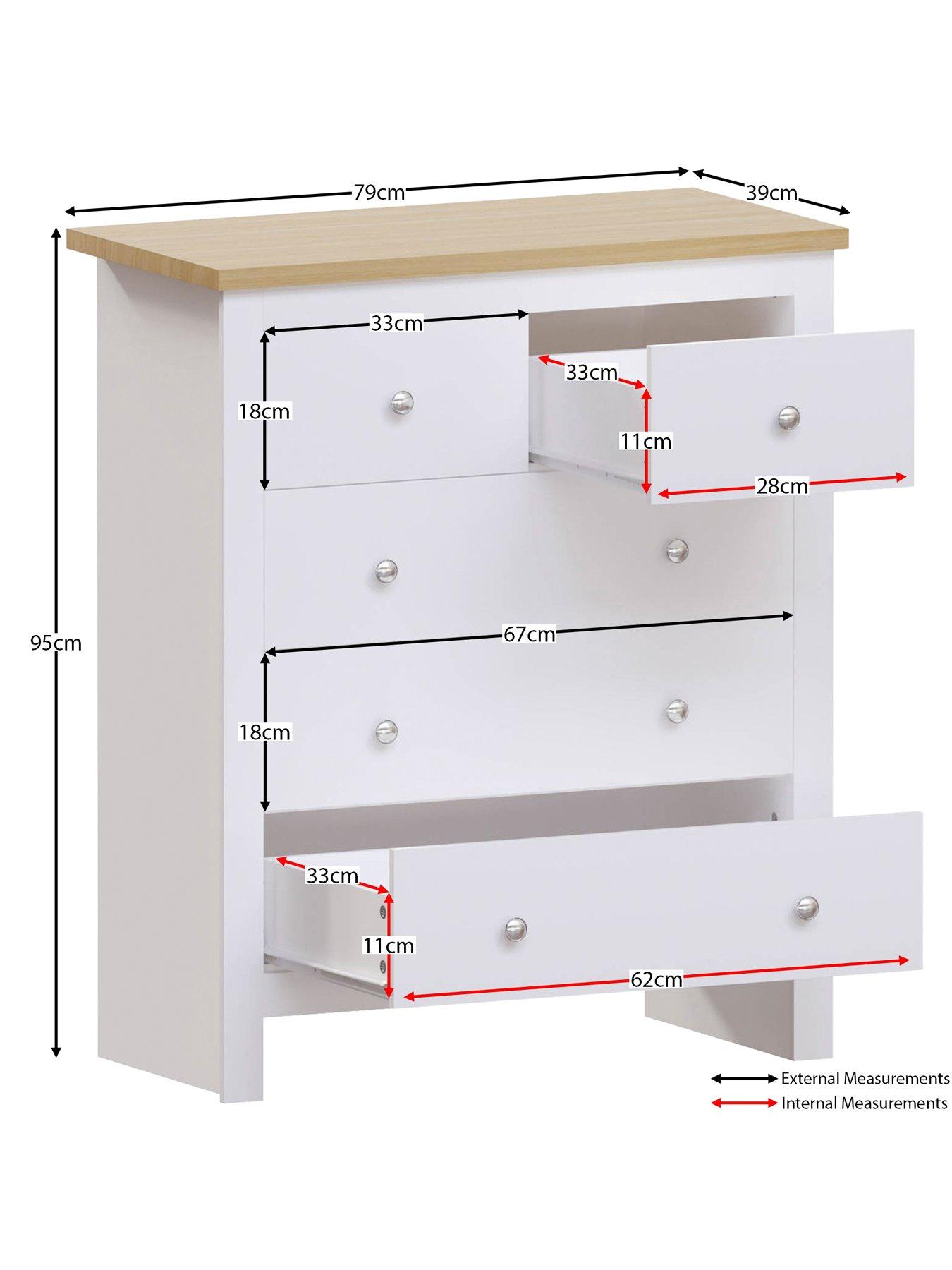  image of vida-designs-arlington-2-nbsp3-drawer-chest-white