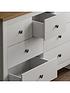  image of vida-designs-arlington-4-3-drawer-chest-white