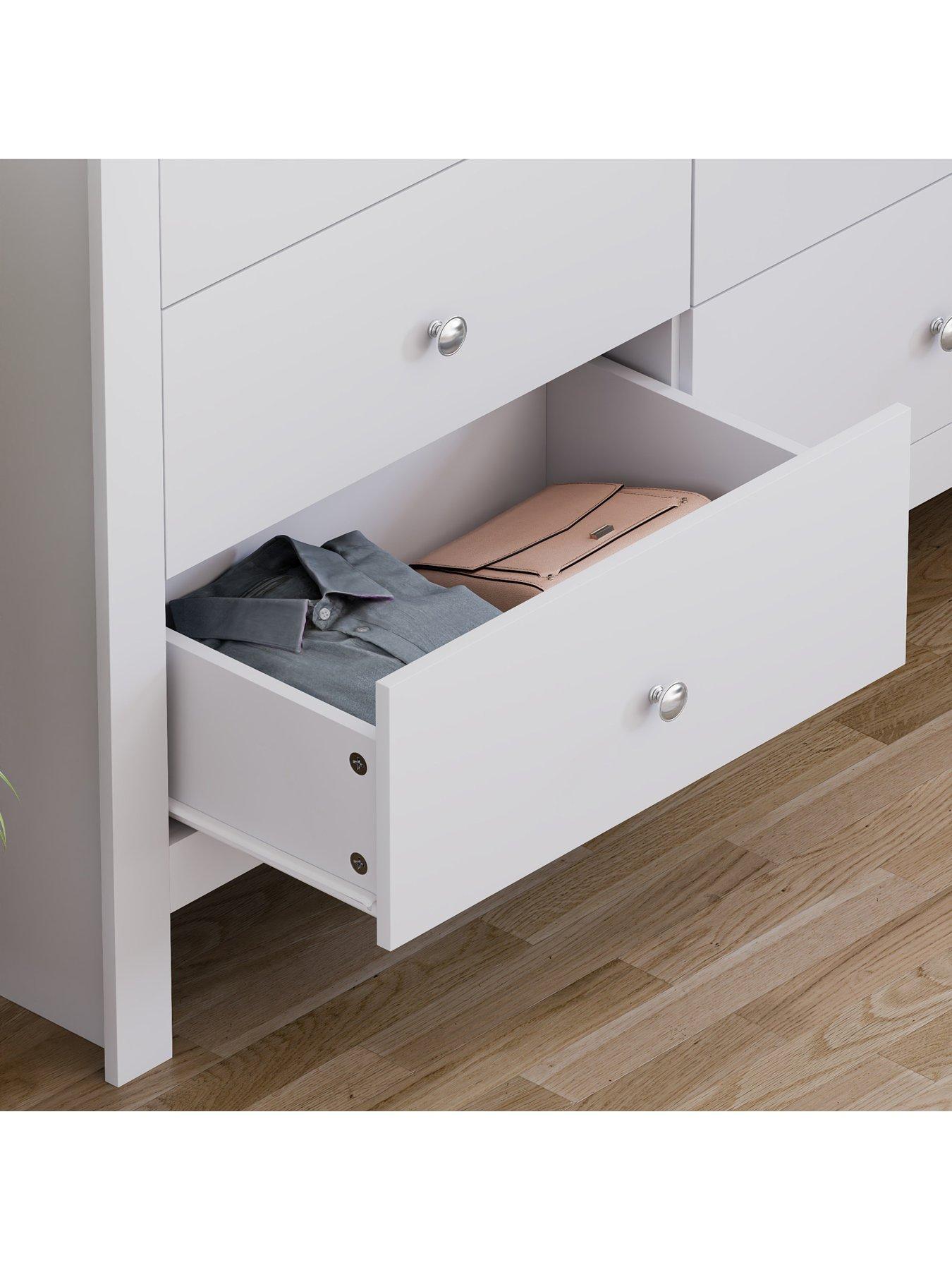 Image 5 of 6 of Vida Designs Arlington 4 + 3 Drawer Chest - White