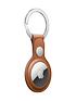  image of apple-airtag-leather-key-ring-saddle-brown-airtag-not-included