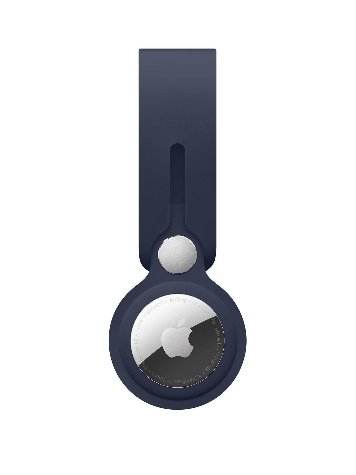 front image of apple-airtag-loop-deep-navy-airtag-not-included