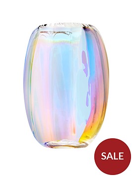 pearl-lustre-ribbed-glass-vase