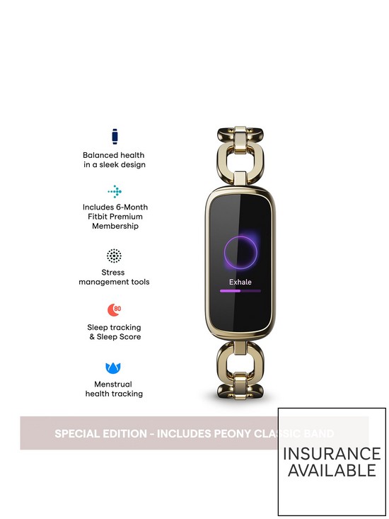 stillFront image of fitbit-luxe-special-edition--nbspsoft-goldpeony