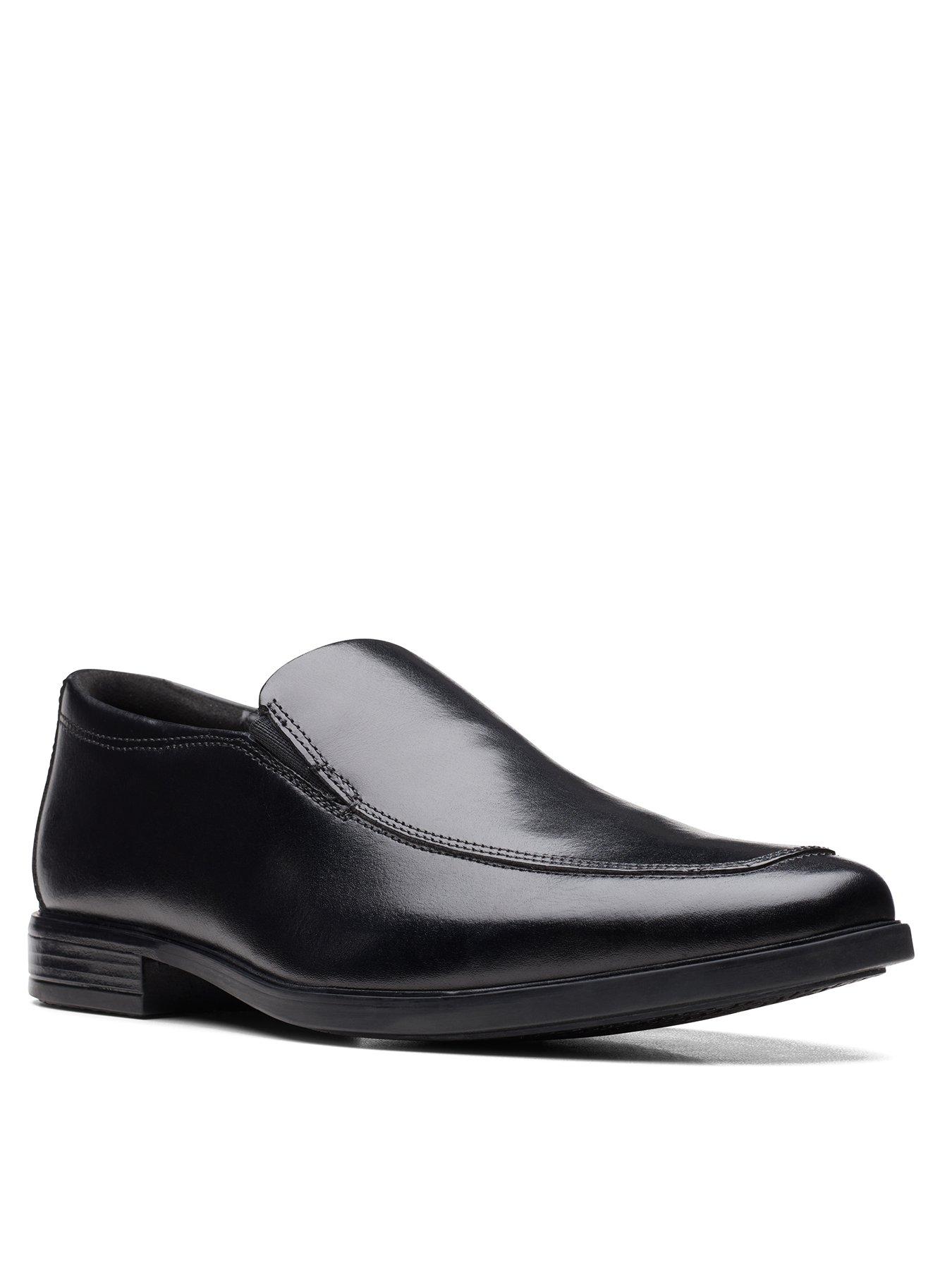 undefined Howard Edge Formal Slip On Shoes - Black