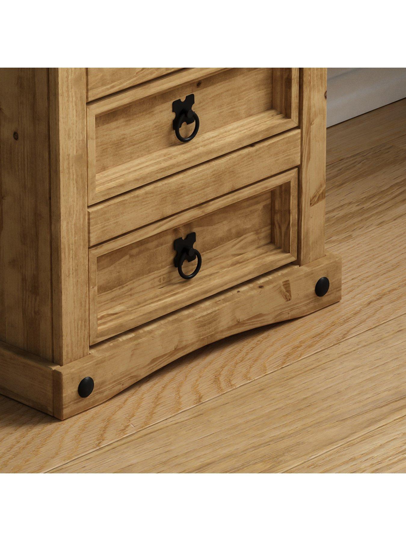 Image 6 of 7 of Vida Designs Corona 3 Drawer Bedside Chest