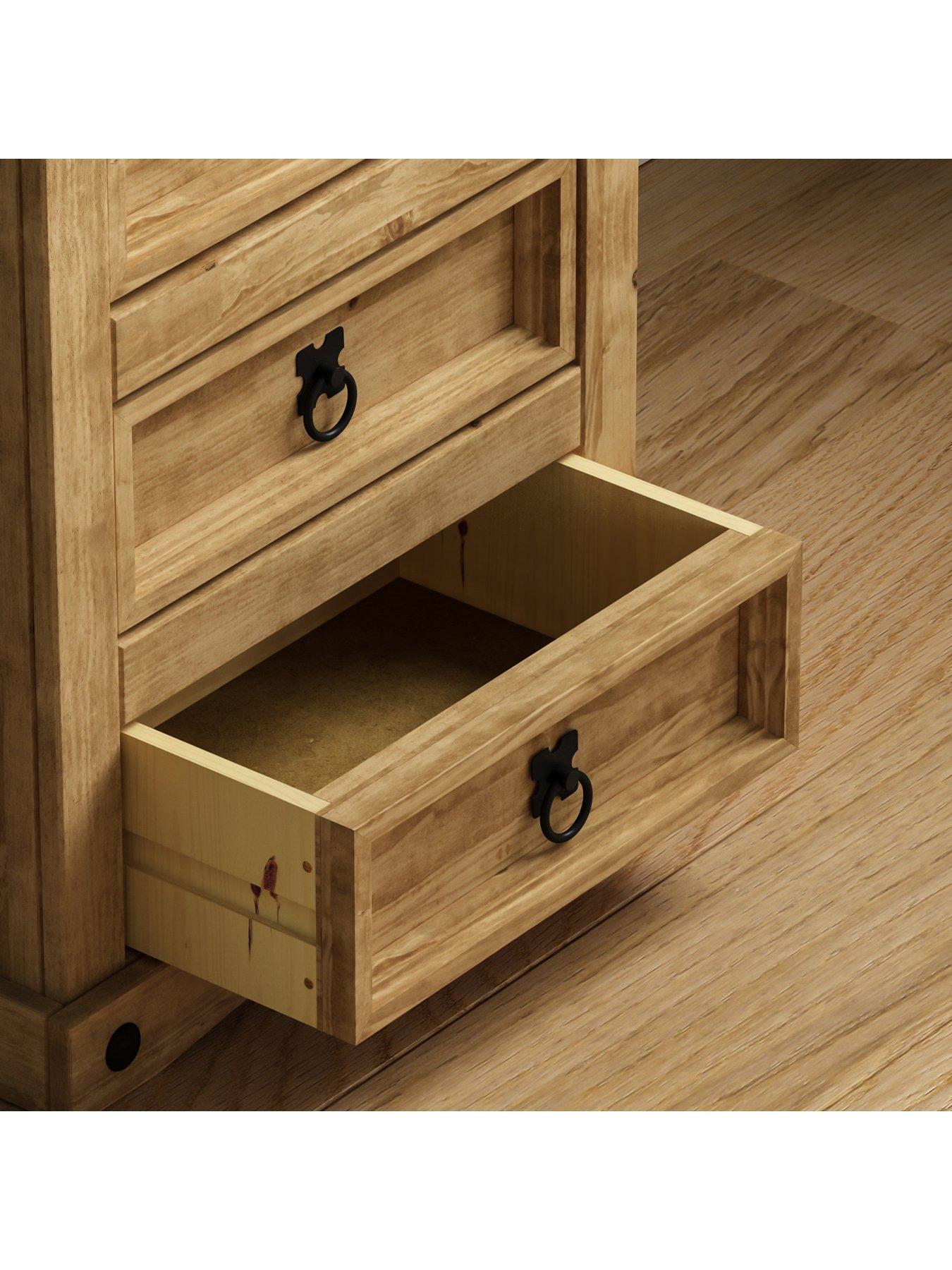 Image 7 of 7 of Vida Designs Corona 3 Drawer Bedside Chest