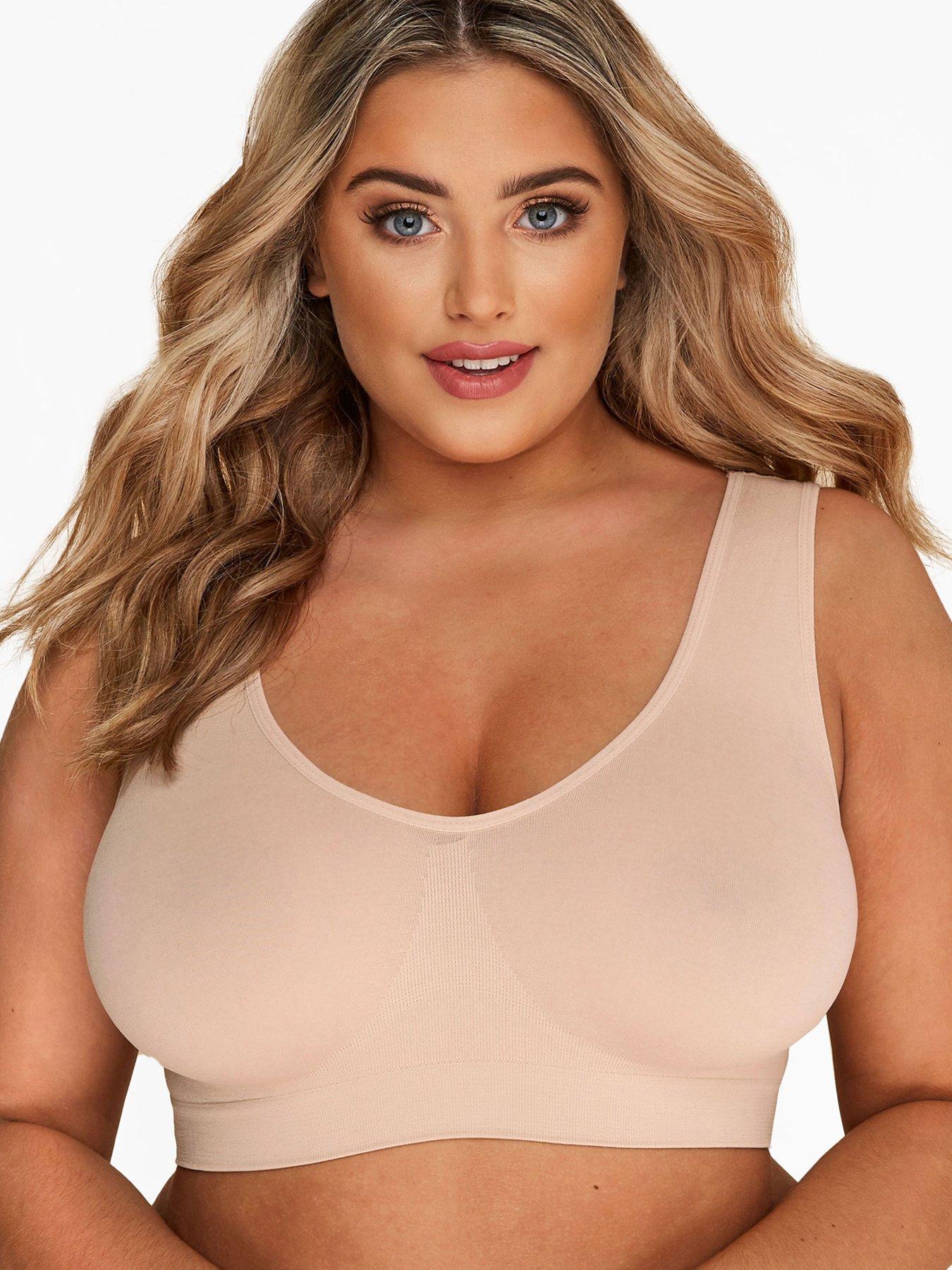 Miss Mary of Sweden Underwired Smooth Lacy T-shirt Bra - Beige