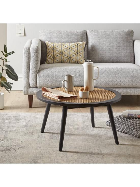 stillFront image of very-home-torri-cane-coffee-table-black