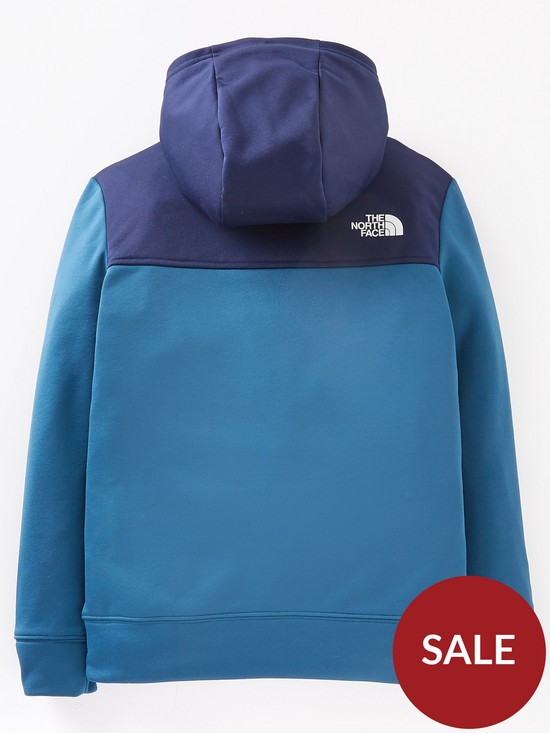 back image of the-north-face-youth-boys-surgent-overhead-hoodie-navy