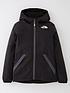  image of the-north-face-youth-girls-warm-storm-rain-jacket-black
