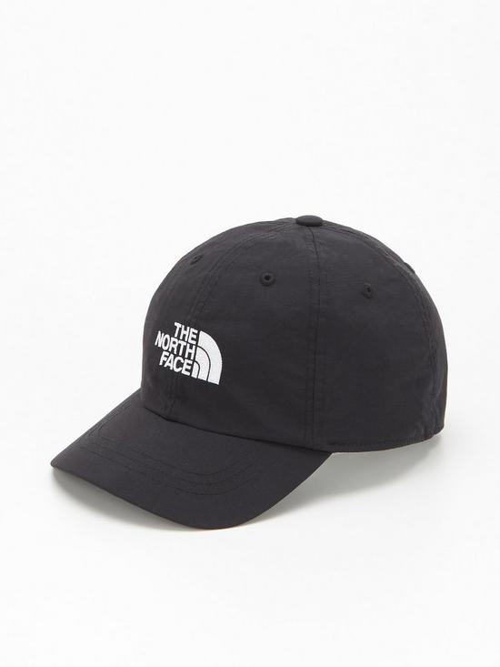 front image of the-north-face-youthnbsphorizon-cap-black-white